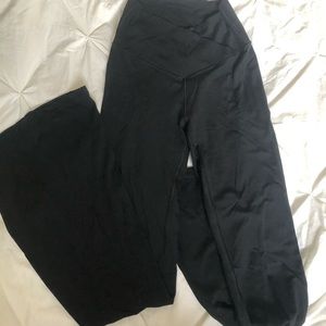 Aerie Real Me Offline flare leggings.